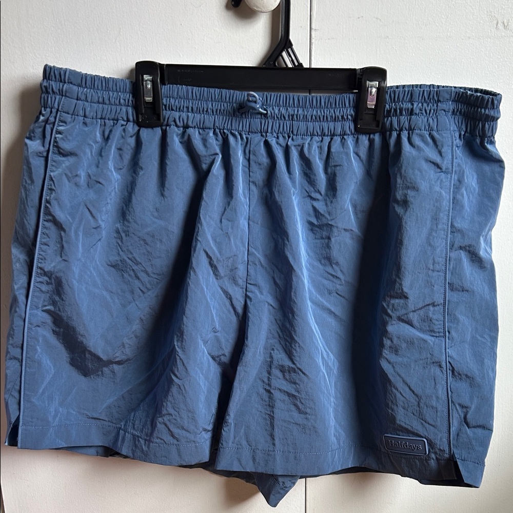 Halfdays Women’s Athletic Shorts - Slate Blue
